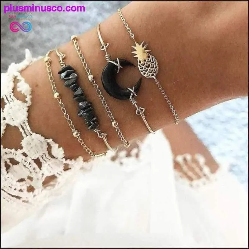 21 Style Women Fashion Moon Leaf Shell Cross Crystal