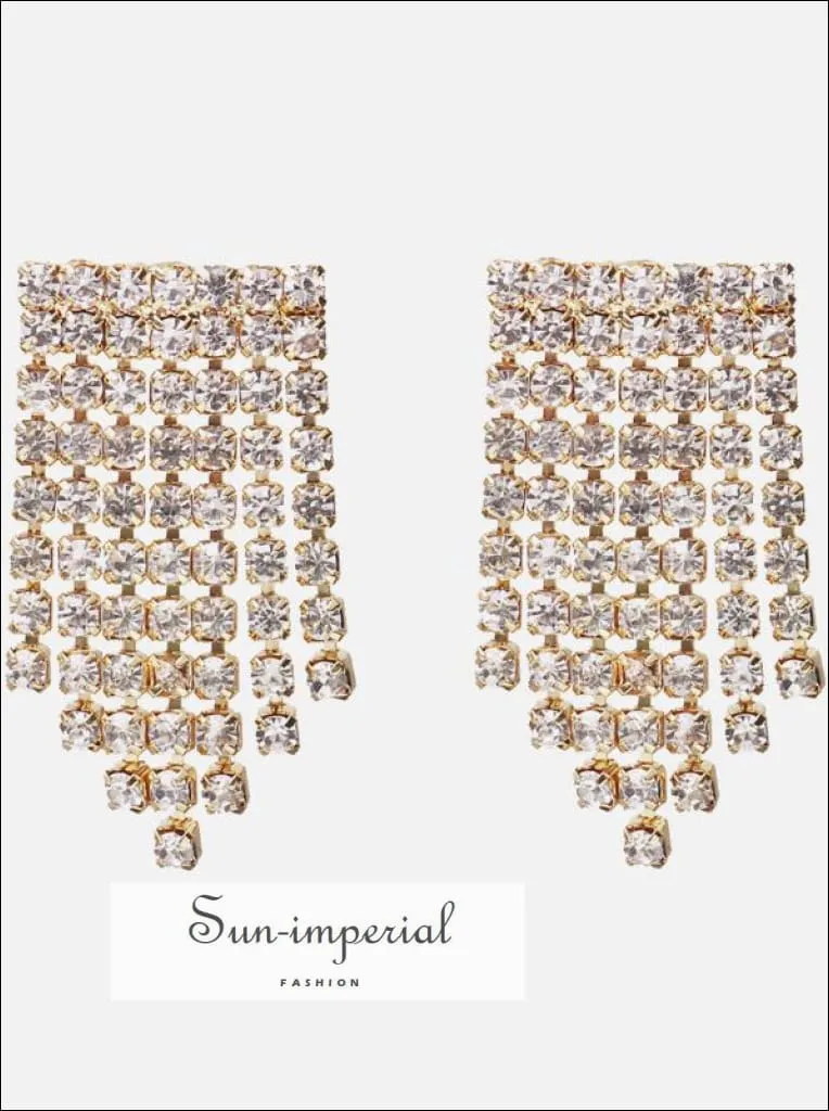 32 Style Rainstone/crystal/beads Drop Earrings Women