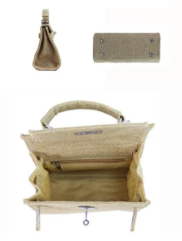 36H Kelly Style Jute Bag