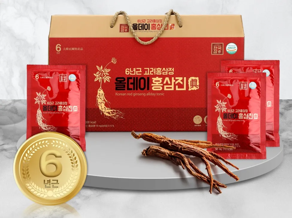 6 years KOREAN RED GINSENG ALLDAY TONIC Health Care Supplements Food