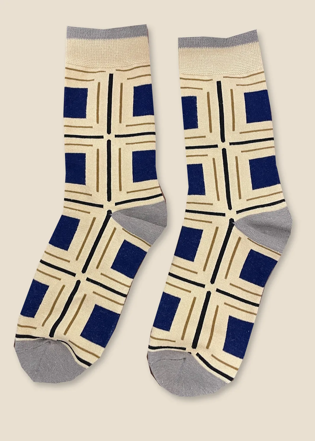 60's Pattern Classic Socks