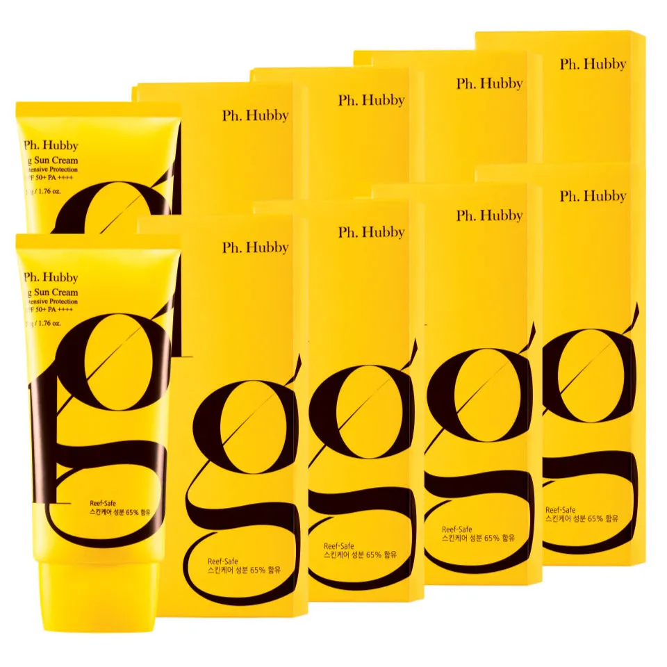 8 Pieces Ph. Hubby 1g Sun Creams Tube Type Intensive Protection SPF50  PA      50ml Facial Sunscreens Skincare Sunblocks Face Body