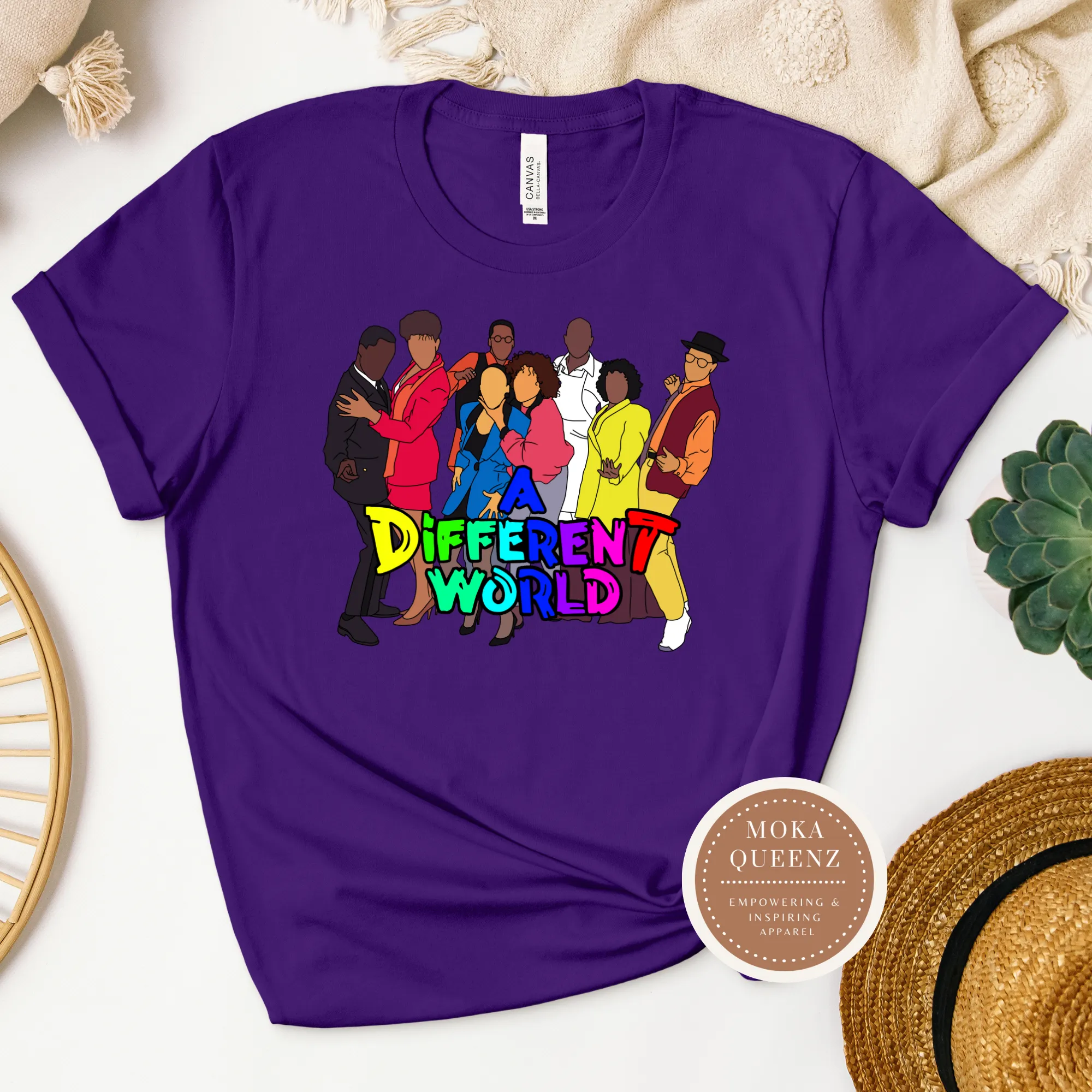 A Different World T Shirt - Retro 90s Tee