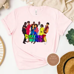 A Different World T Shirt - Retro 90s Tee