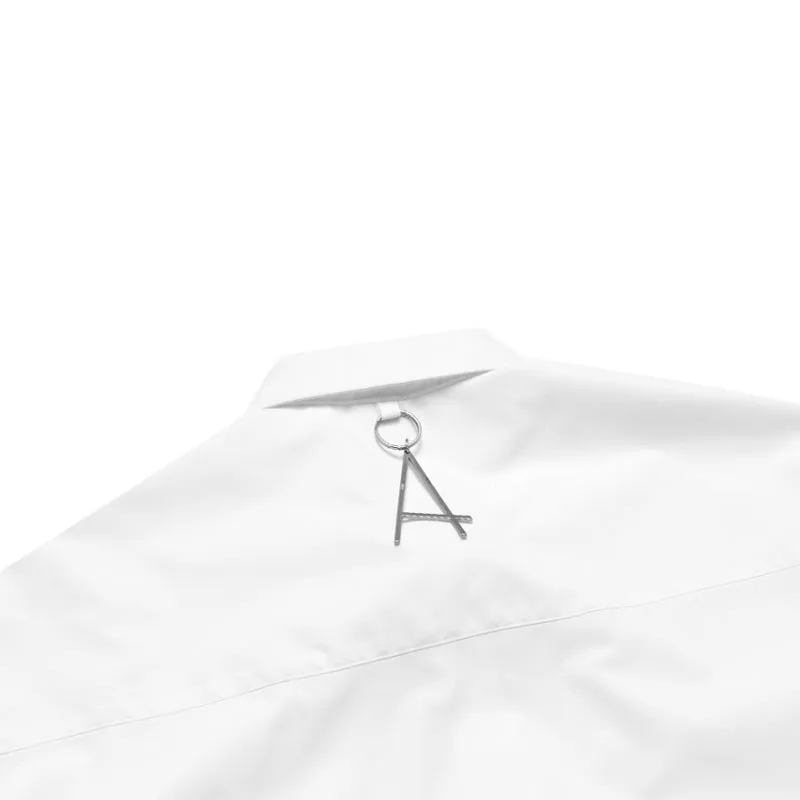 ADD Folded Placket Shirt White