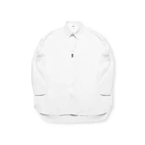 ADD Folded Placket Shirt White