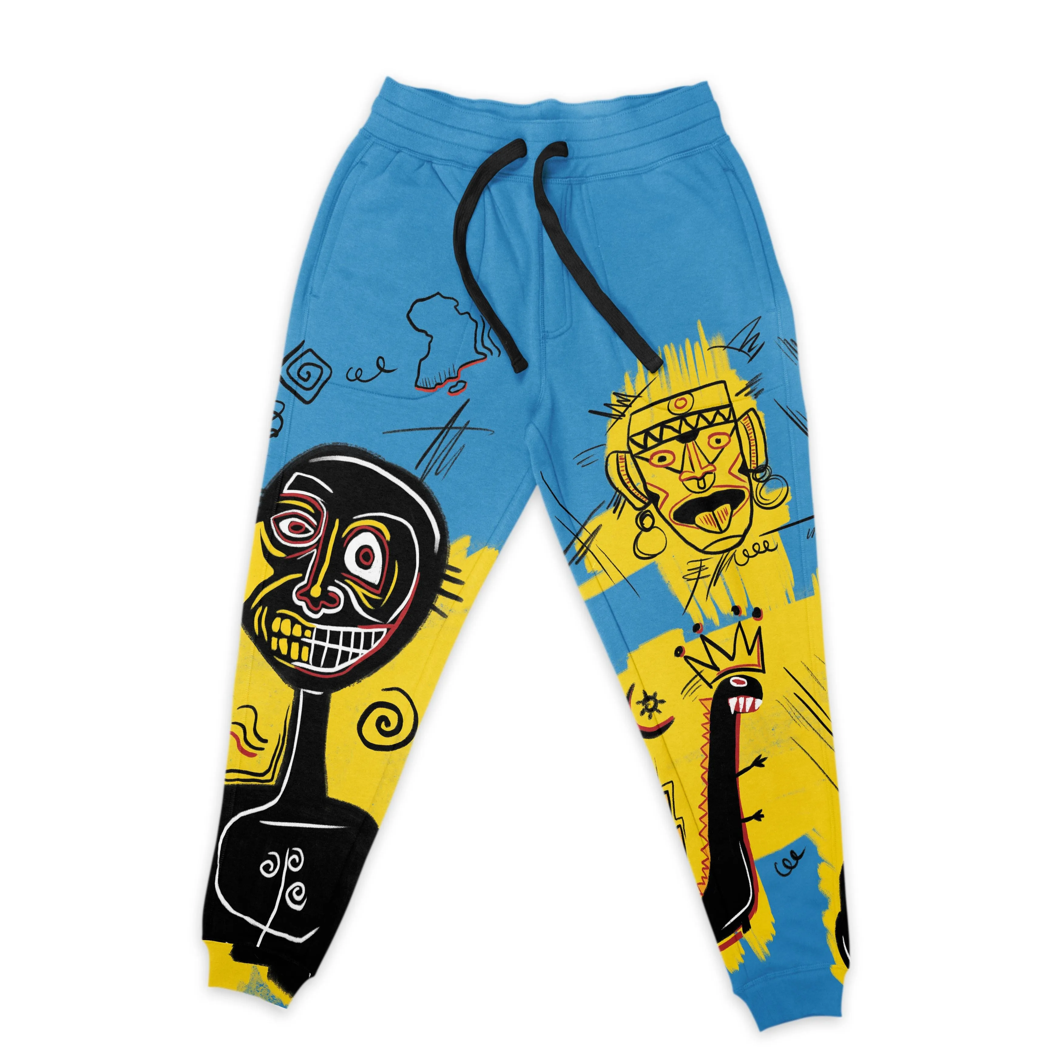 African Art Viva Underground Psychedelic Vintage Style Joggers