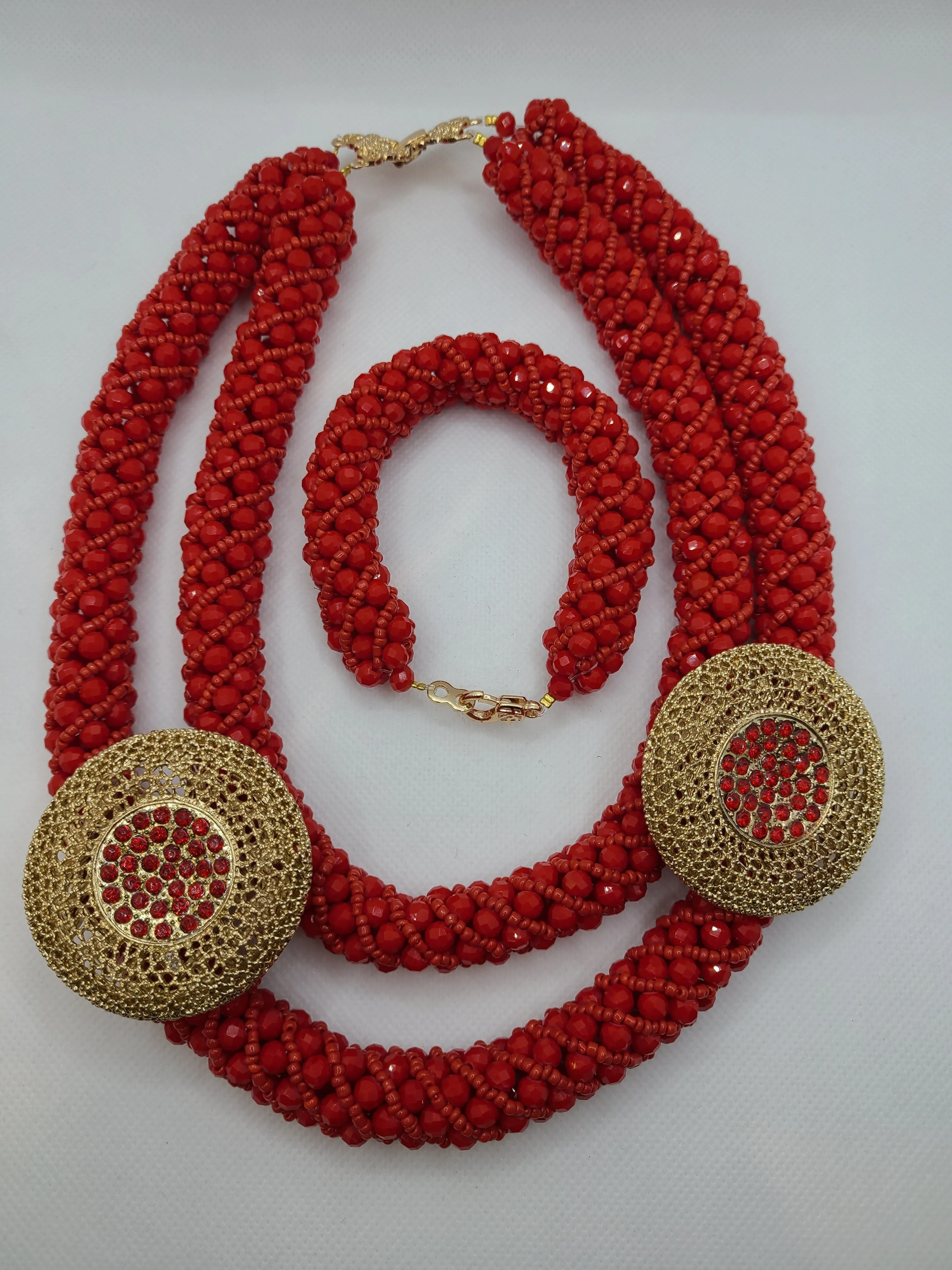 African style beads set