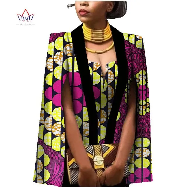 African Women Clothing Full Sleeve Cape Coat Dress Suit African Tops 2 Piece Set Party Dresses