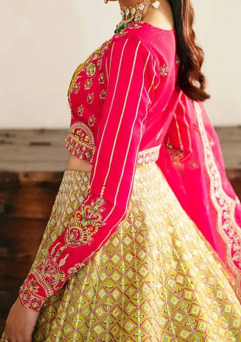 Akbar Aslam Elara Pakistani Raw Silk Lehenga Choli