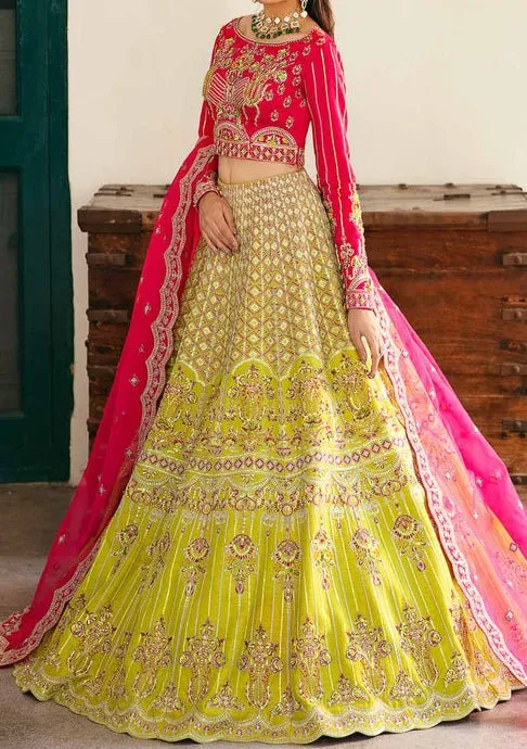 Akbar Aslam Elara Pakistani Raw Silk Lehenga Choli