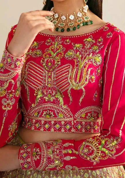 Akbar Aslam Elara Pakistani Raw Silk Lehenga Choli