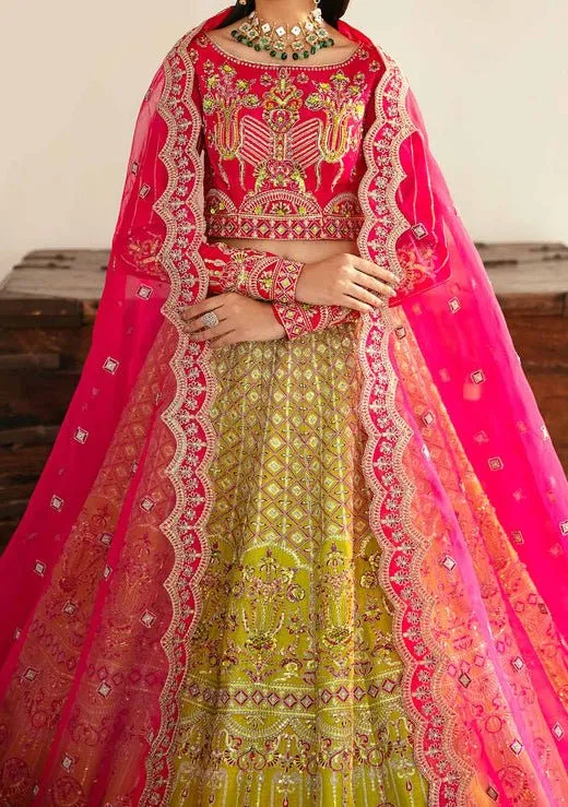 Akbar Aslam Elara Pakistani Raw Silk Lehenga Choli