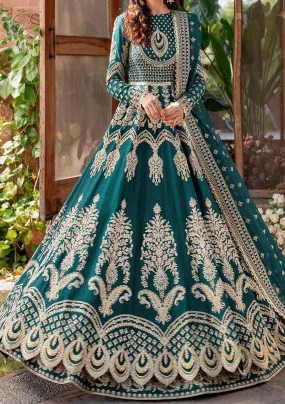 Akbar Aslam Jahanara Pakistani Raw Silk Anarkali