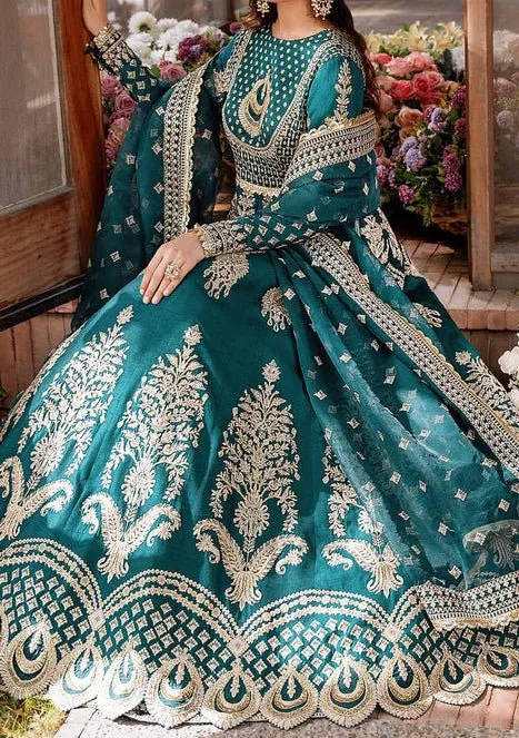 Akbar Aslam Jahanara Pakistani Raw Silk Anarkali