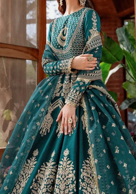 Akbar Aslam Jahanara Pakistani Raw Silk Anarkali