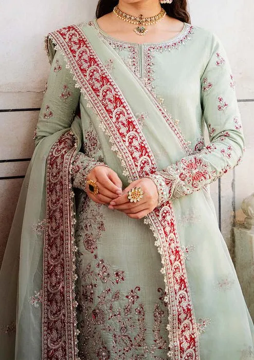 Akbar Aslam Zari Pakistani Luxury Raw Silk Dress