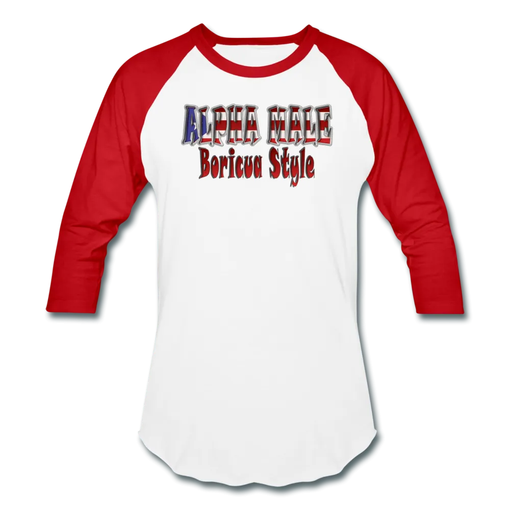 ALPHA MALE BORICUA STYLE Baseball T-Shirt