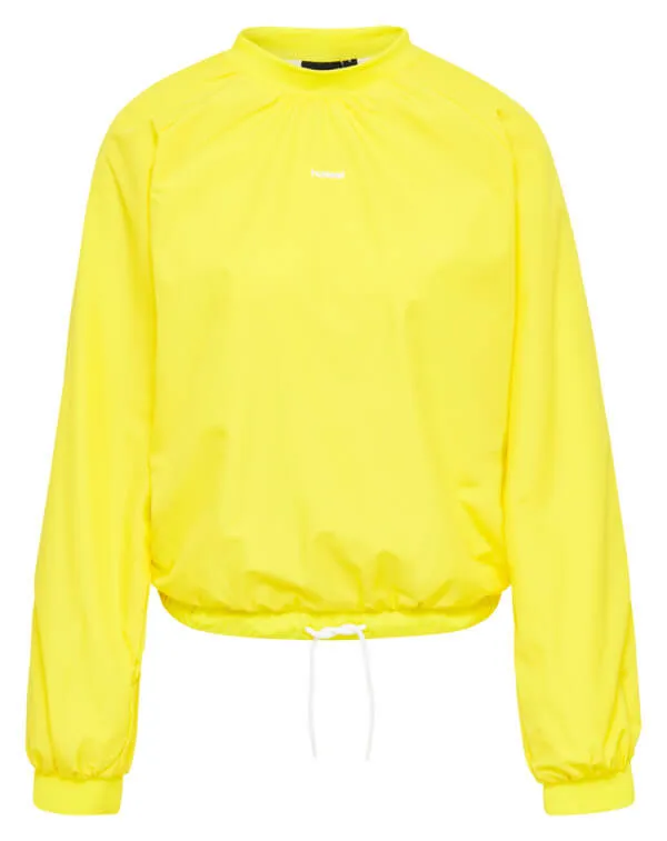 Anja Women Polyester Yellow Sweatshirt