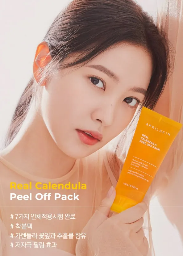 Aprilskin Real Calendula Peel Off Pack Face Dead Skin Care Brightening