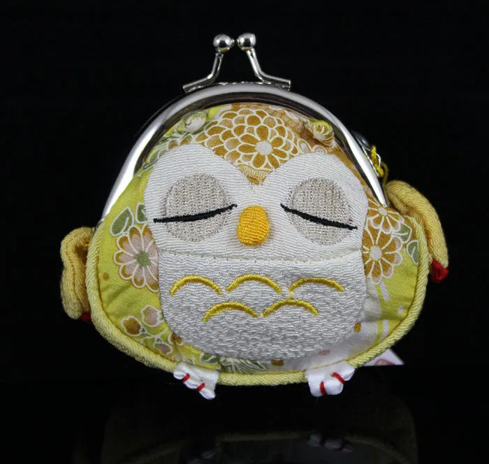 APRIQUE OWL Kimono Style coin purse