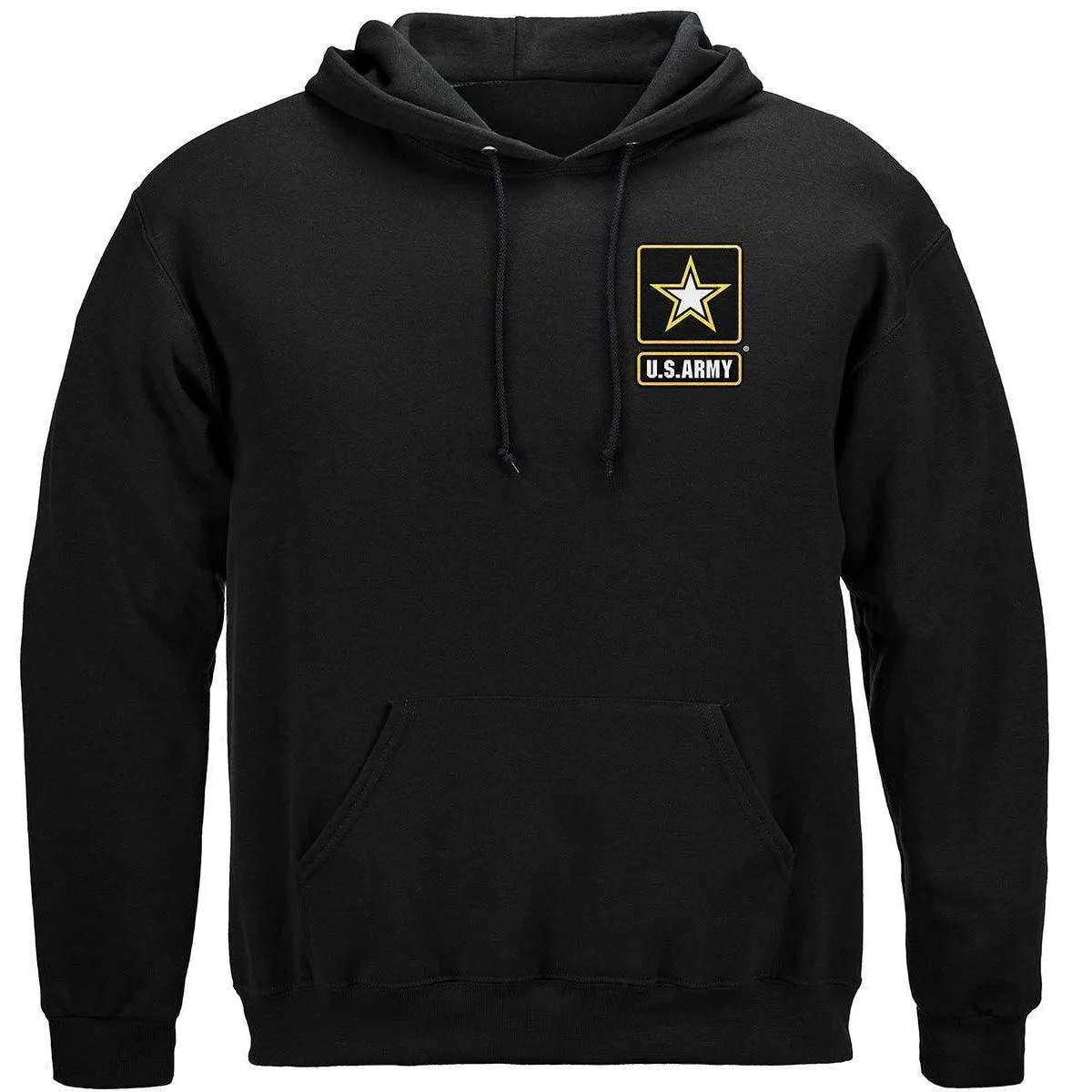 Army Strong Helicopter Soldier Black T-Shirt