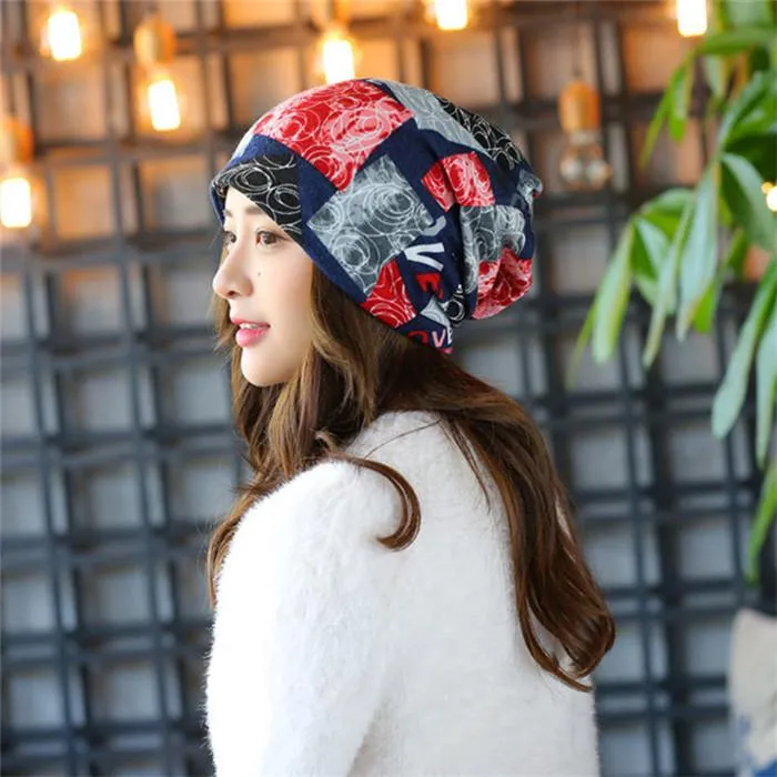 Autumn and Winter Love Letter Multi-function Fashion Leisure Cap