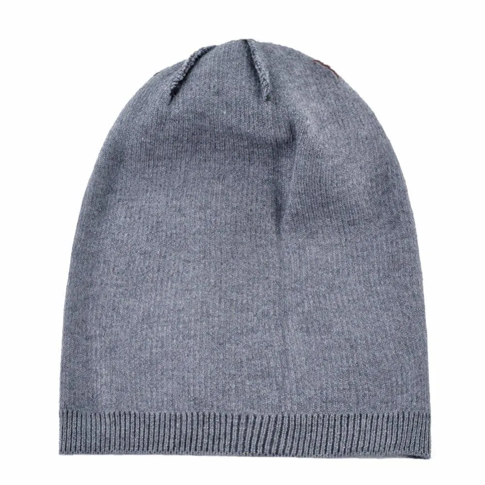 Autumn Winter Fashion Warm Pearl Knitted Beanies for Men and Women