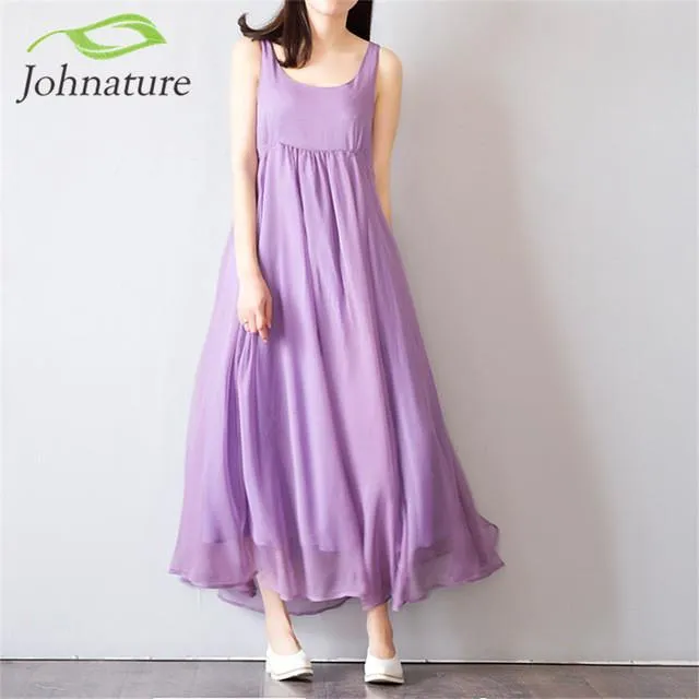 Beach Style Fashion Double Lolita Dress Women Johnature 7422771