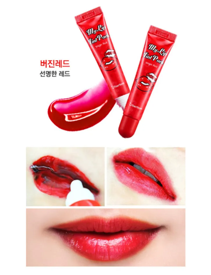 Berrisom Oops My Lip Tint Tattoo Virgin Red 15g Makeup Beauty Cosmetics