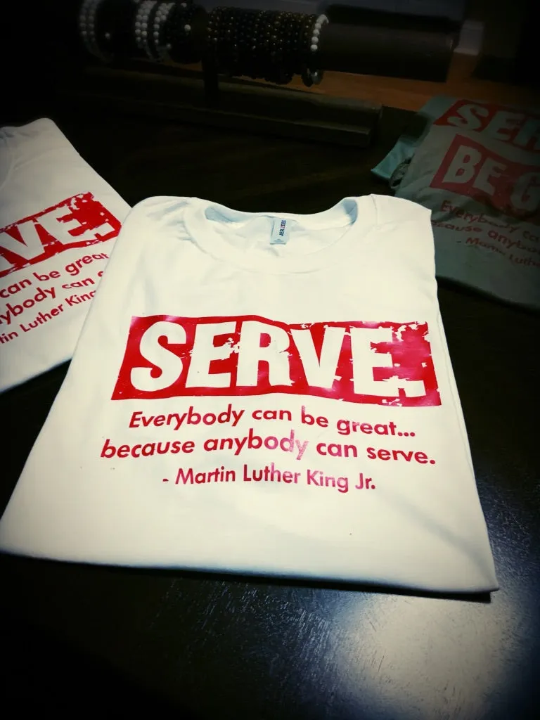 BH - MLK - Serve. Black History Shirt