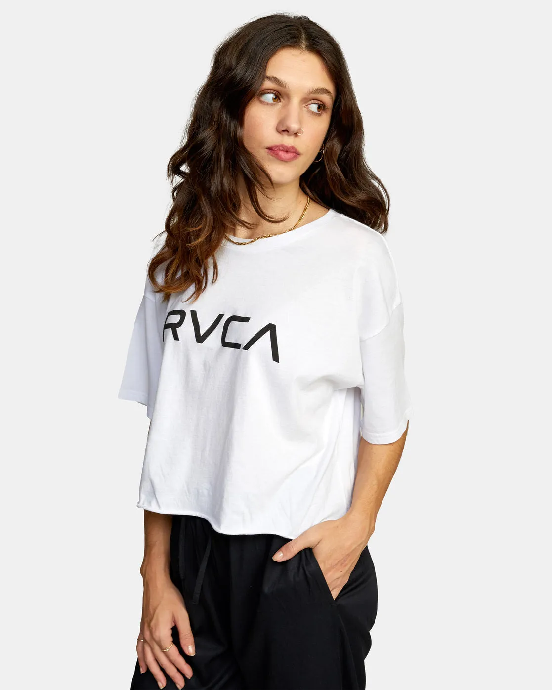 Big RVCA Short Sleeve Tee - White