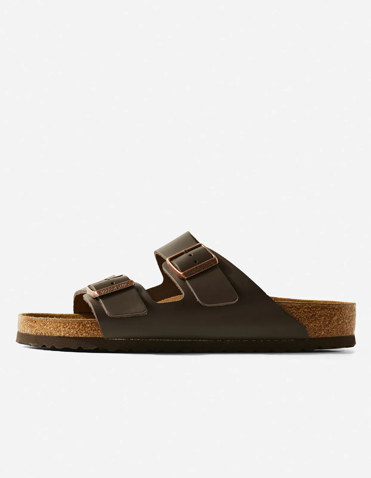 Birkenstock Arizona Natural Leather Dark Brown