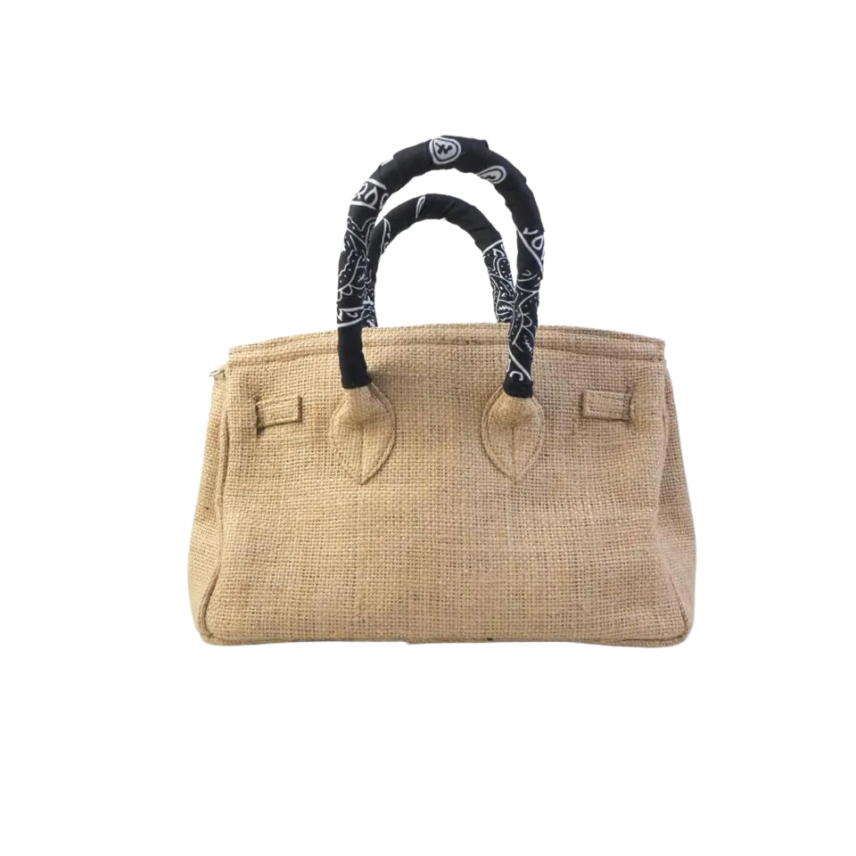 Birkin Style Guatemala Jute - Available in 4 sizes