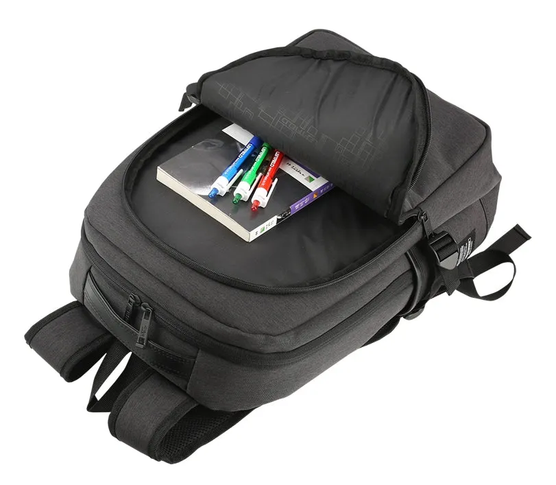 Black Casual School Backpacks Korean Mens Womens Casual Stylish