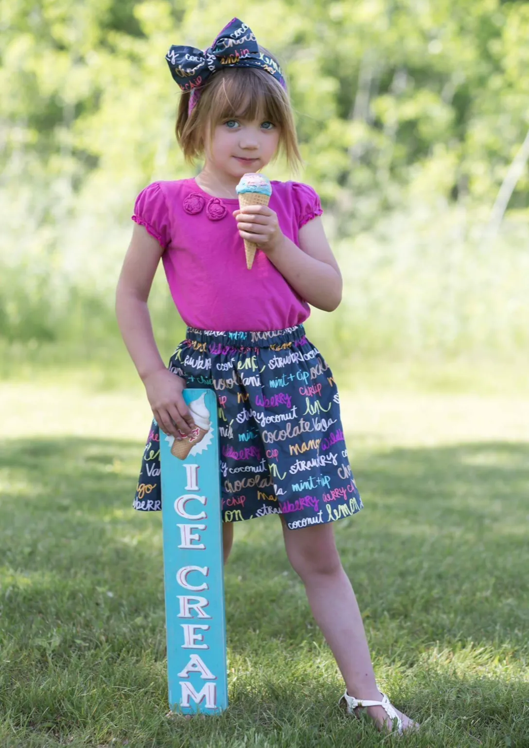 Blue Donut Girl’s Skirt