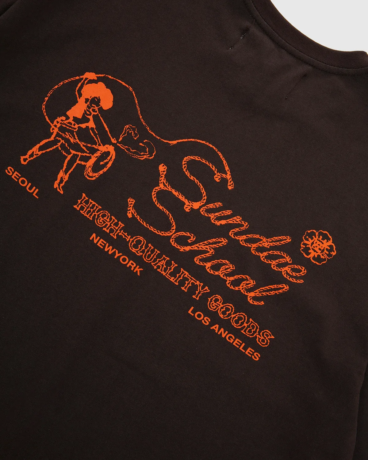 BROWN QUALITY COWGIRL T-SHIRT