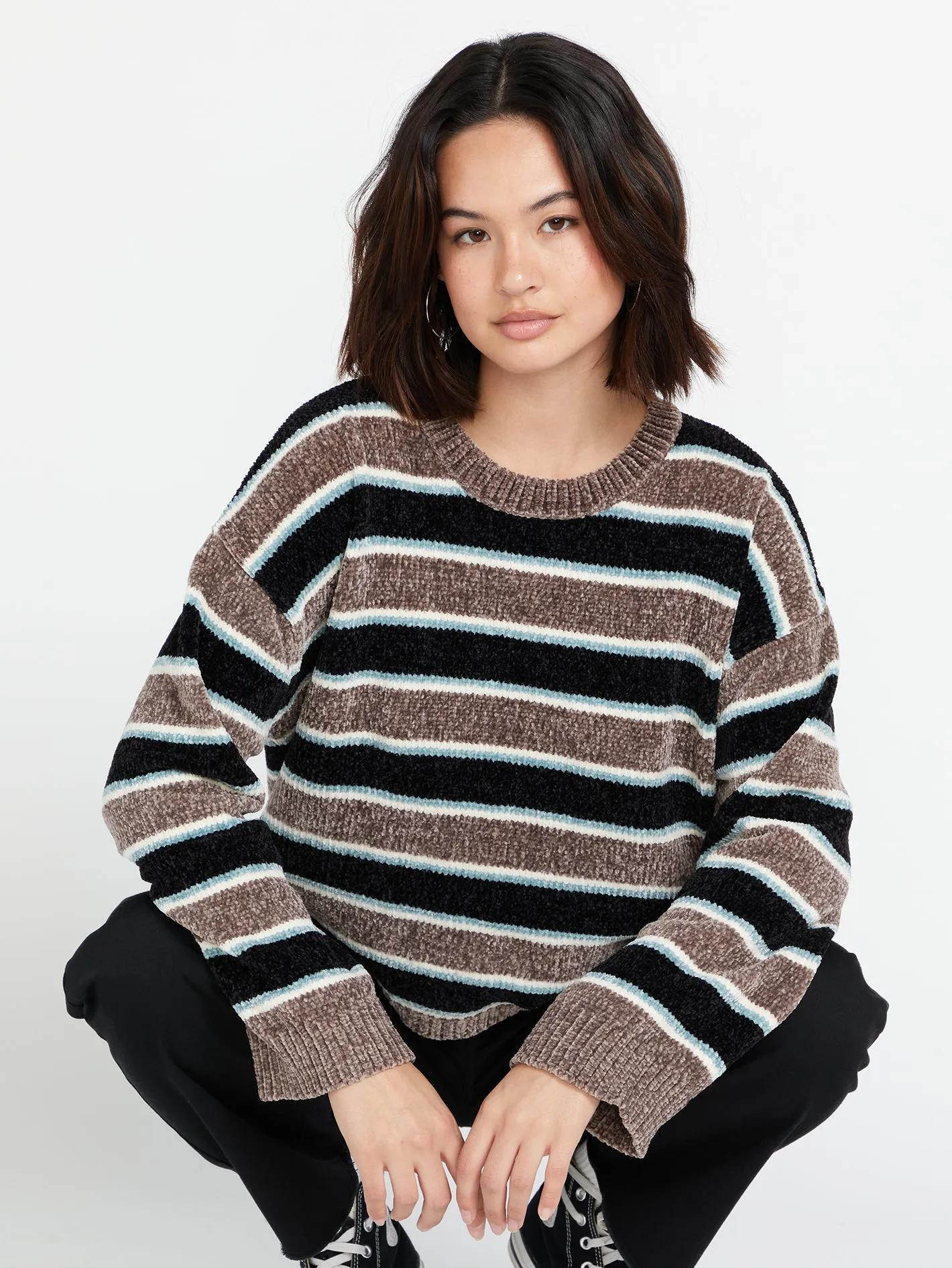 Bubble Tea Sweater - Slate Grey