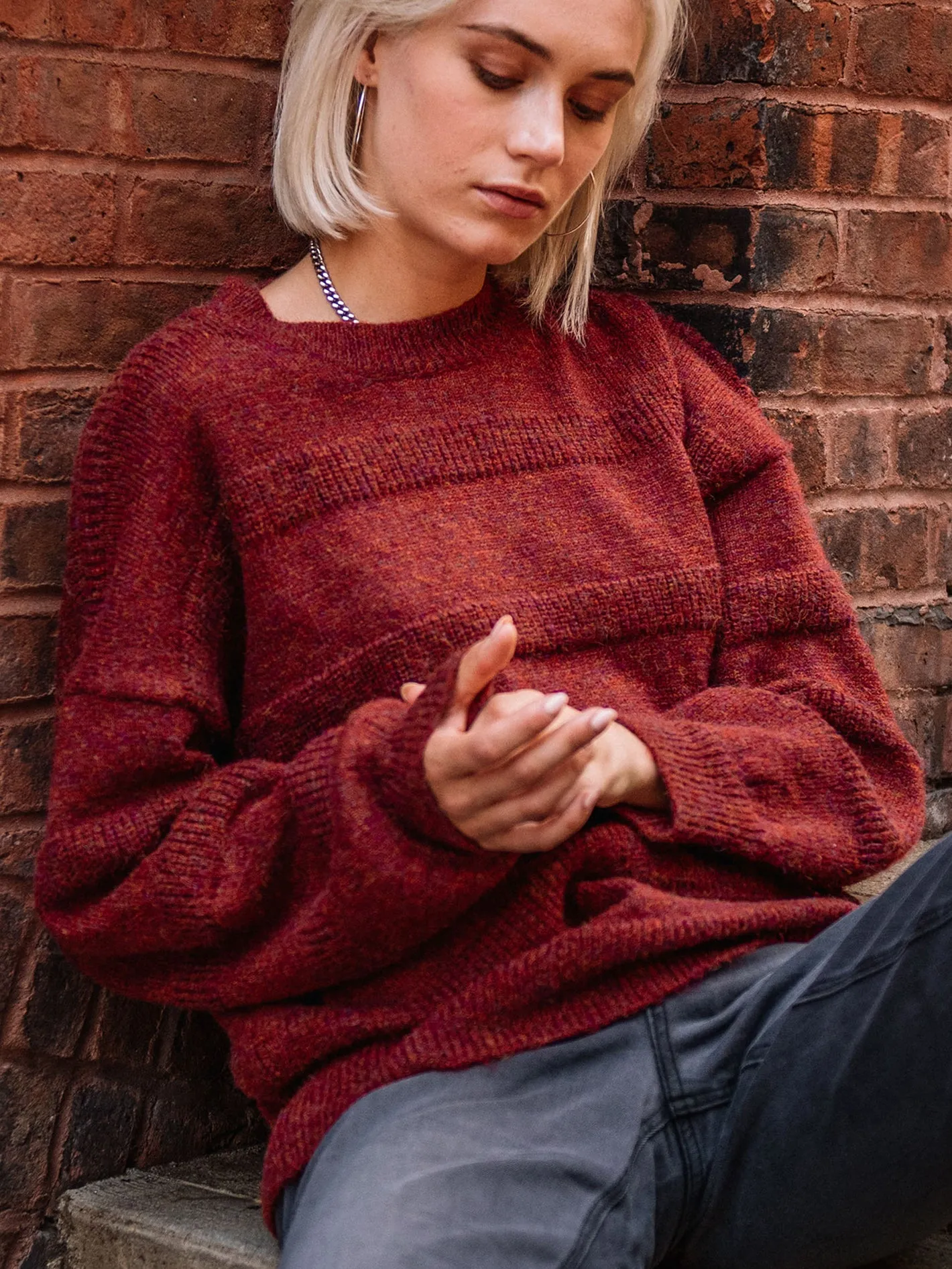 Cabability Sweater - Burgundy