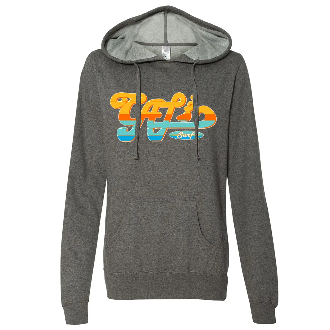 Cali Surf Ladies Lightweight Fitted Hoodie