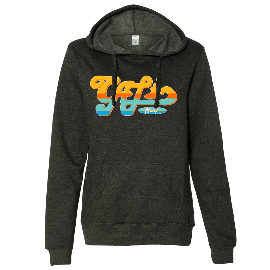 Cali Surf Ladies Lightweight Fitted Hoodie