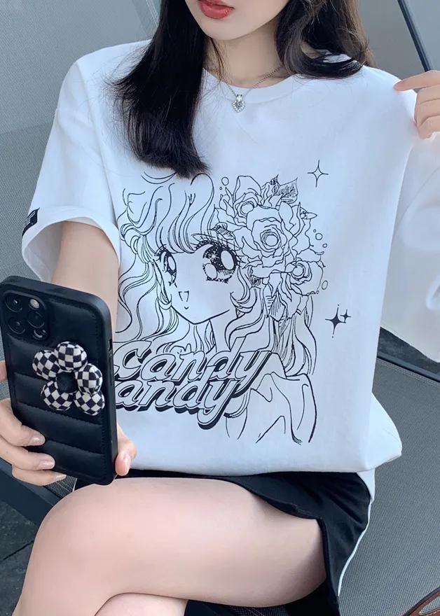 Candy Candy vintage anime graphic oversize t-shirt