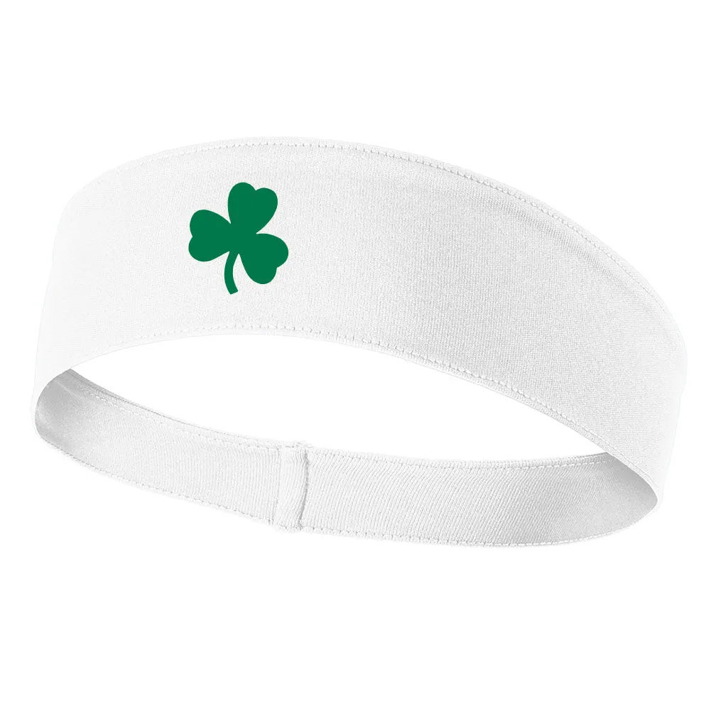 Clover Good Luck Symbol Graphic Printed Moisture Wicking Headbands for Men and Women