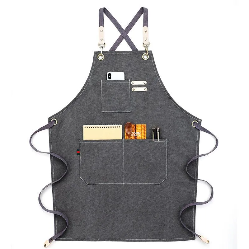 Coffee Shop Restaurant Canvas Apron