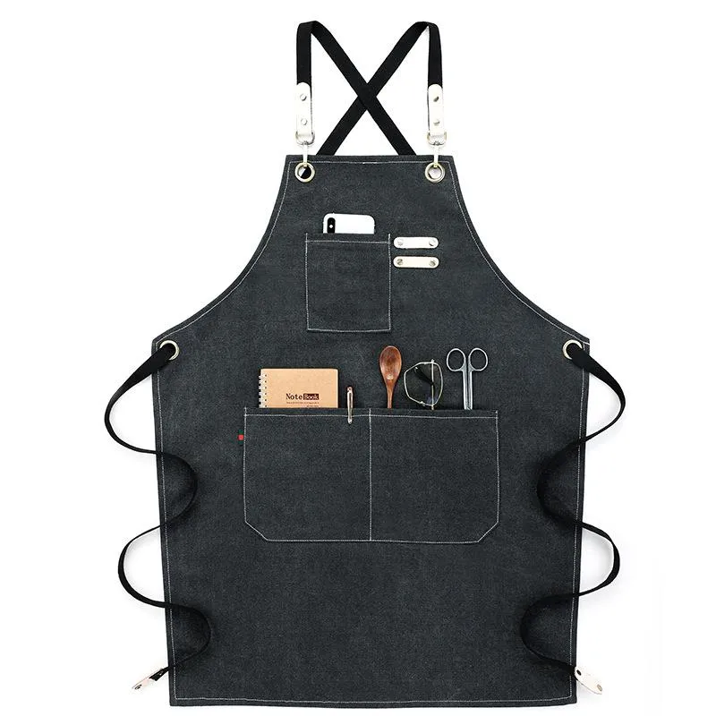 Coffee Shop Restaurant Canvas Apron