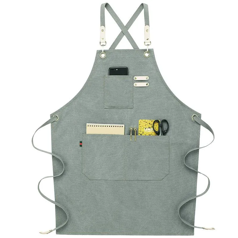 Coffee Shop Restaurant Canvas Apron