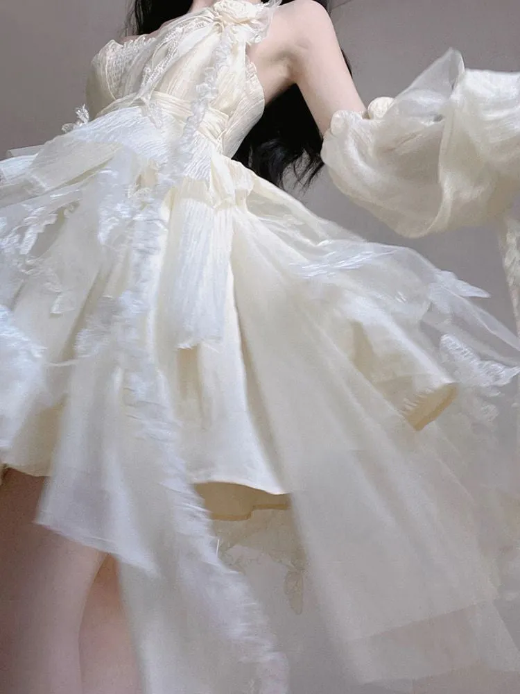 Creamy Butterfly Maiden Dress