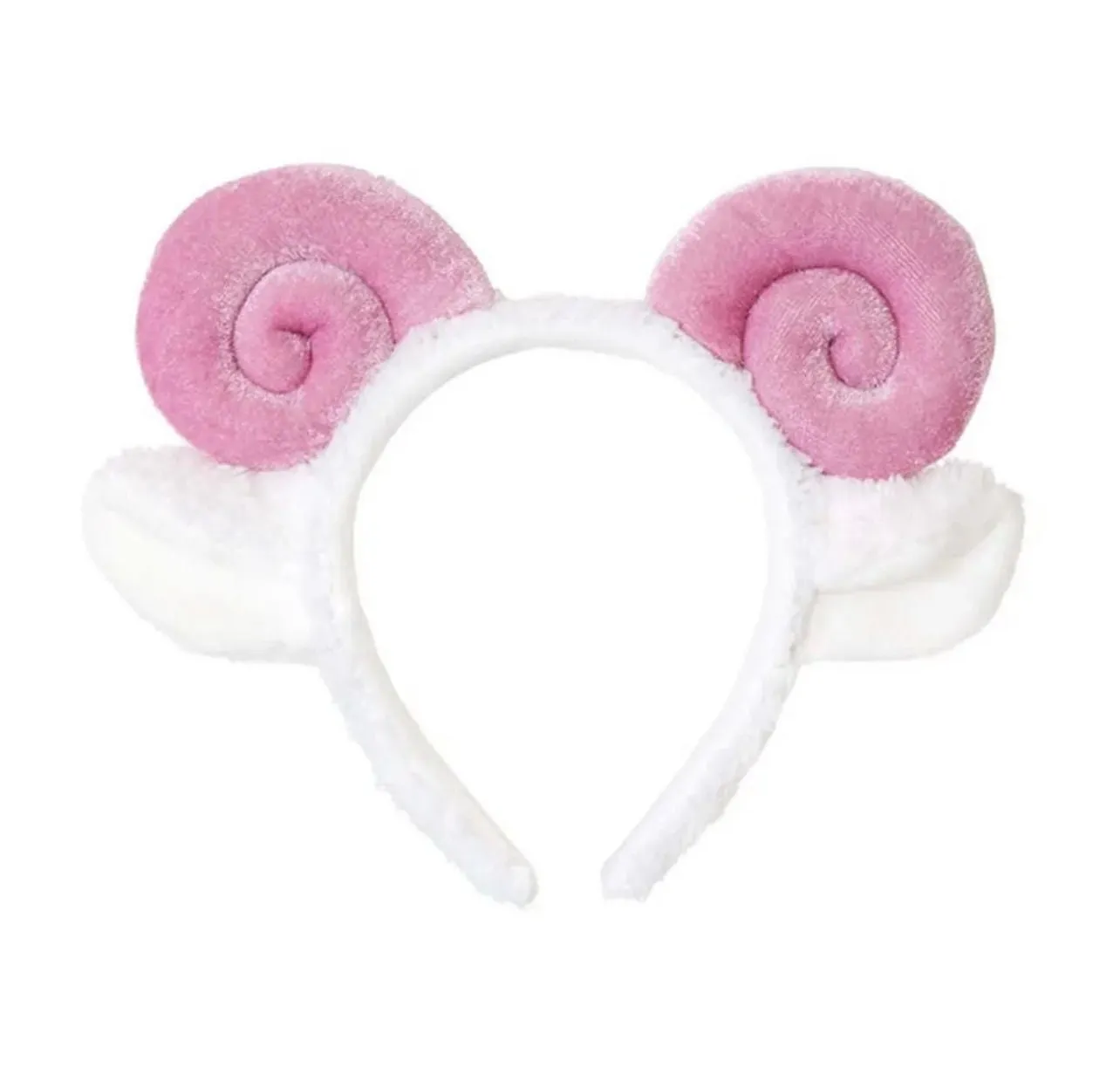 Cute Lovely Sheep Ears Hair Hoop Adorable Sheep Headband Spa Headband for Women