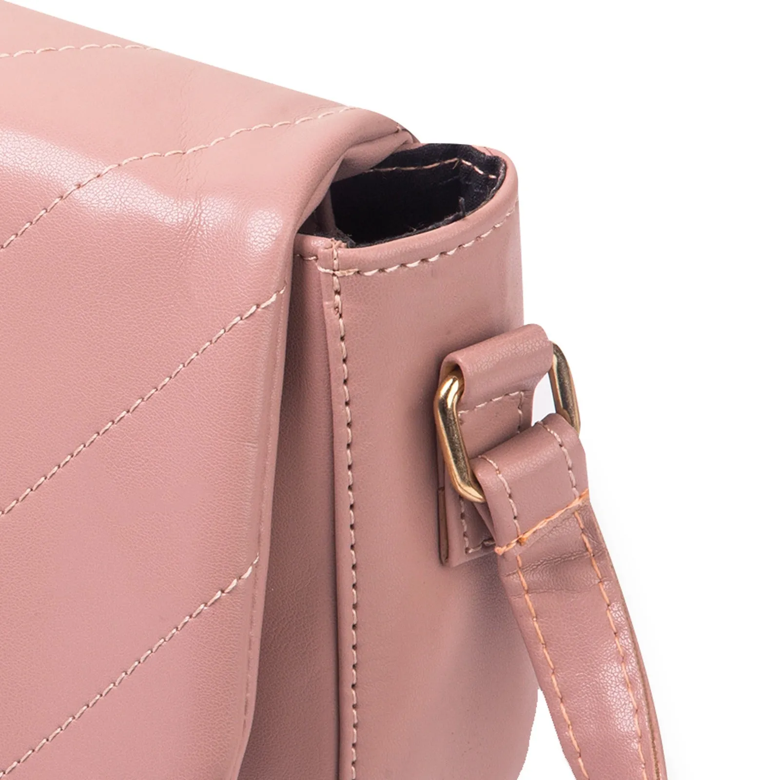 Dune Pink Flap Style Handbag