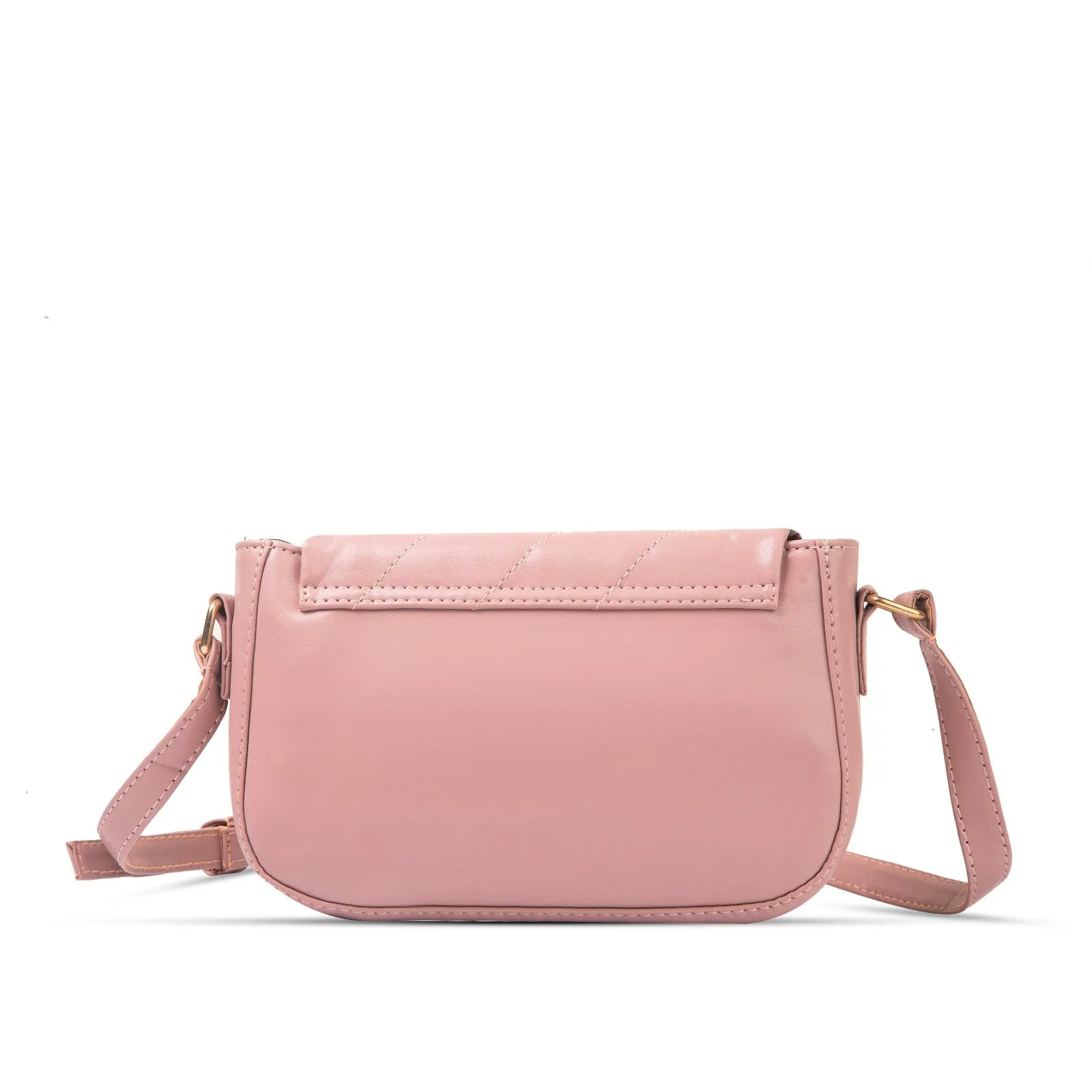 Dune Pink Flap Style Handbag